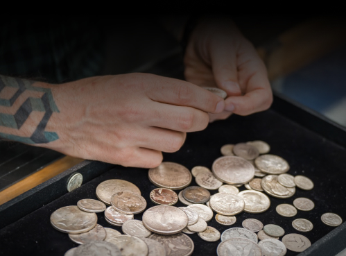 Buying silver coins image