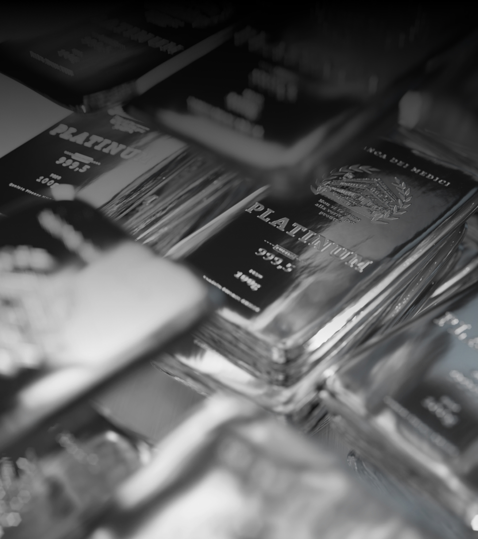 Platinum bullion bars image