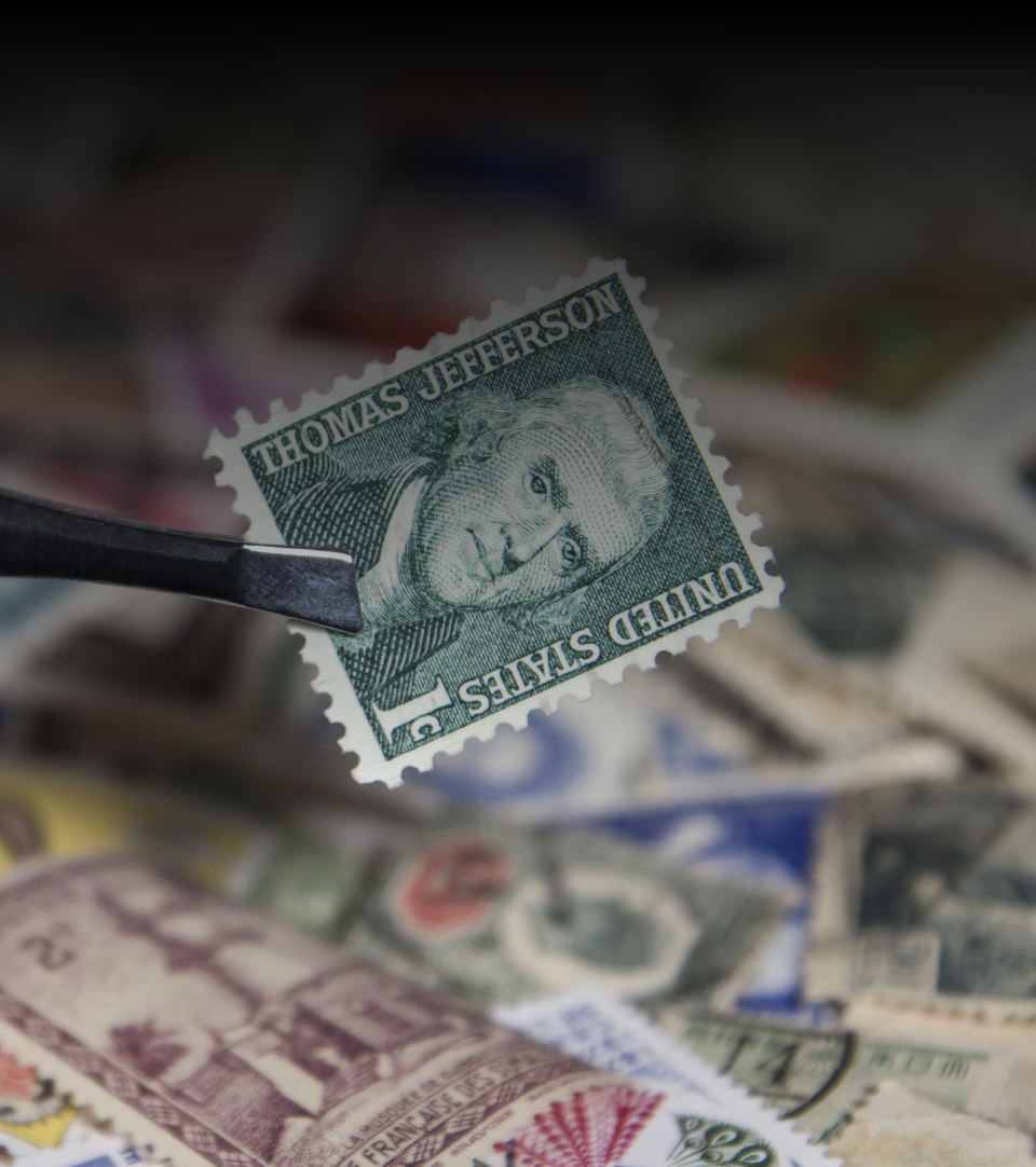 Thomas Jefferson stamp image
